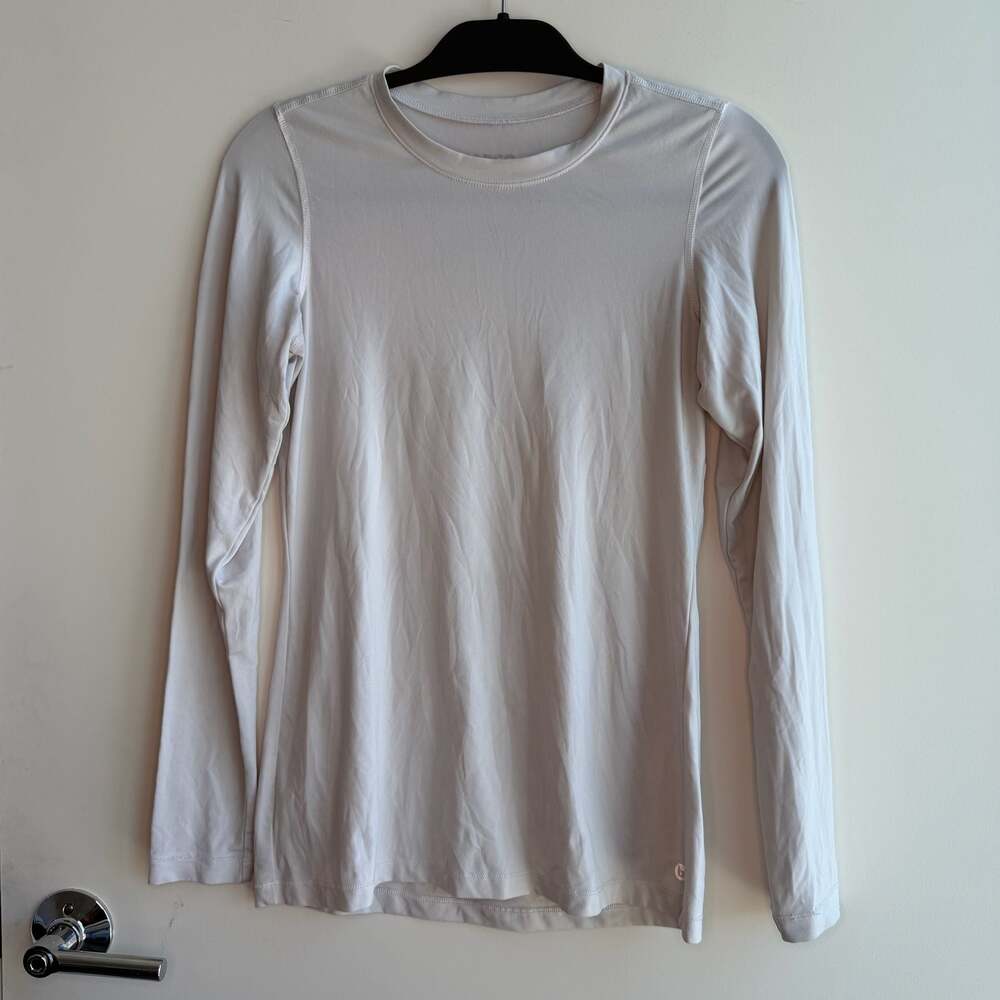 Barco One Women's Long Sleeve Underscrub Tee White Size XS